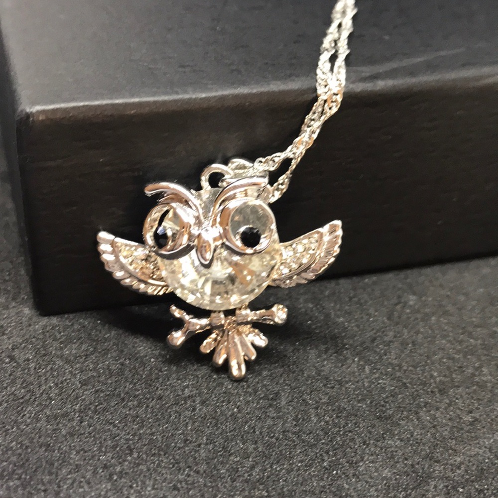 Crystal Owl Necklace